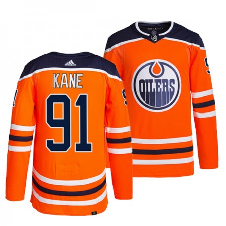 Edmonton Oilers Trikot Evander Kane 91 Adidas Orange Authentic - Herren